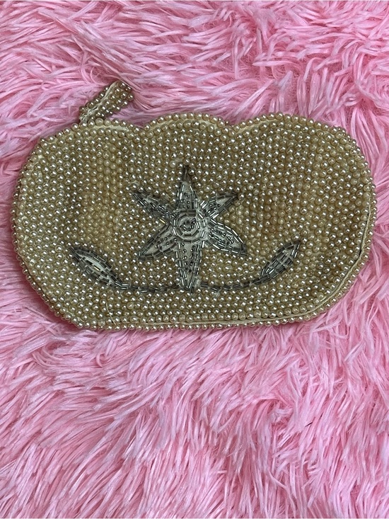 Handbags - Vintage Japan  beaded change purse